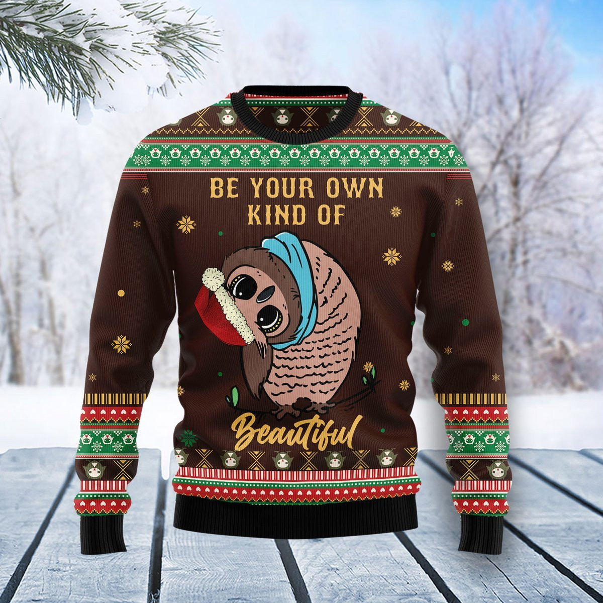 Owl Beautiful Ugly Christmas Sweater Ugly Sweater For Men Women