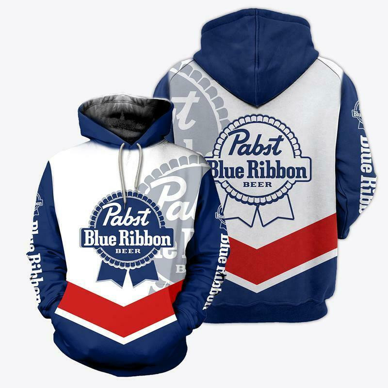 Pabst Blue Ribbon Beer Premium Hoodie for Men and Women