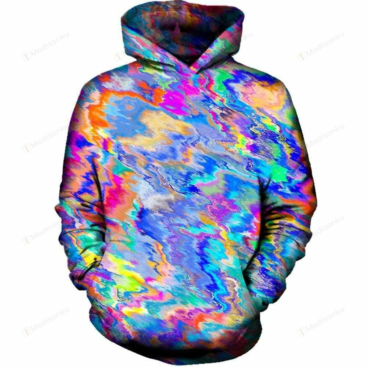 Paint Splatter 3d All Over Printed Hoodie