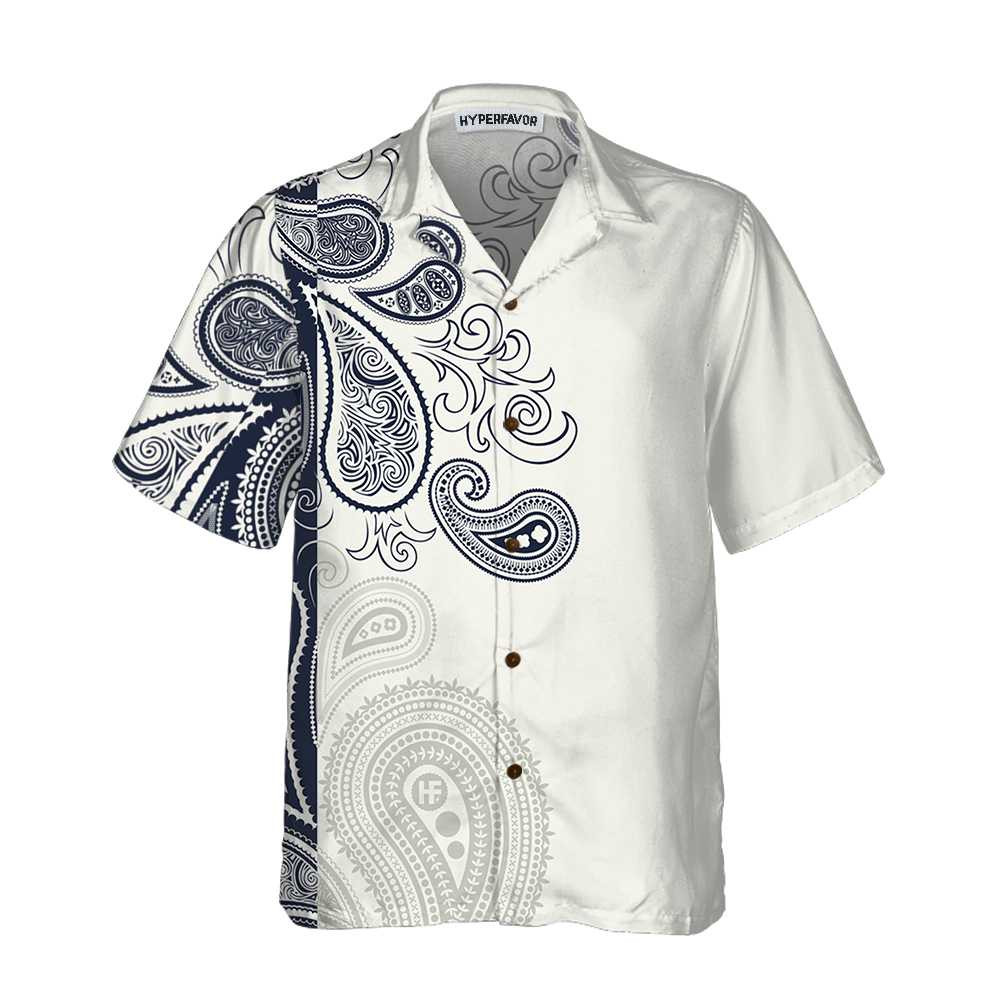 Paisley Abstract Pattern Hawaiian Shirt Paisley Shirt For Men And Women Paisley Print Shirt