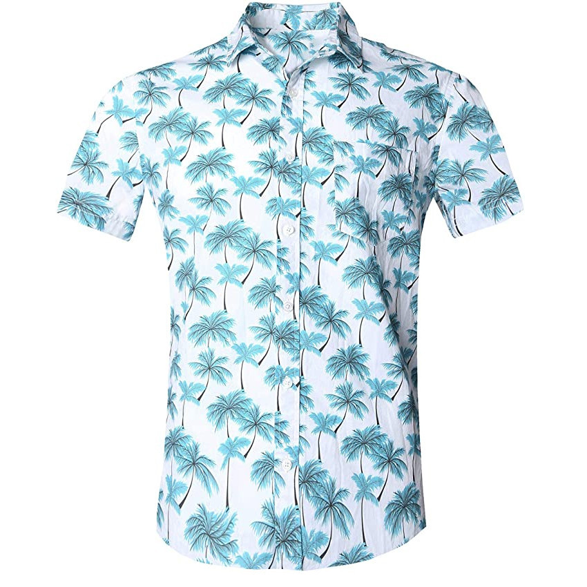 Palm Tree Hawaiian Shirt Aloha Beach Shirt Palm Tree Lover Gift Ideas Shirt For Men and Women