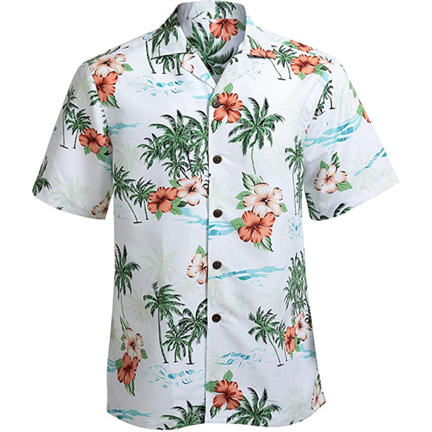 Palm Tree Hawaiian Shirt Beach Shirt Aloha Shirt For Men and Women