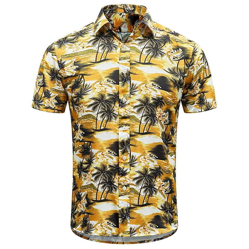 Palm Tree Hawaiian Shirt Beach Shirt Aloha Shirt For Men and Women