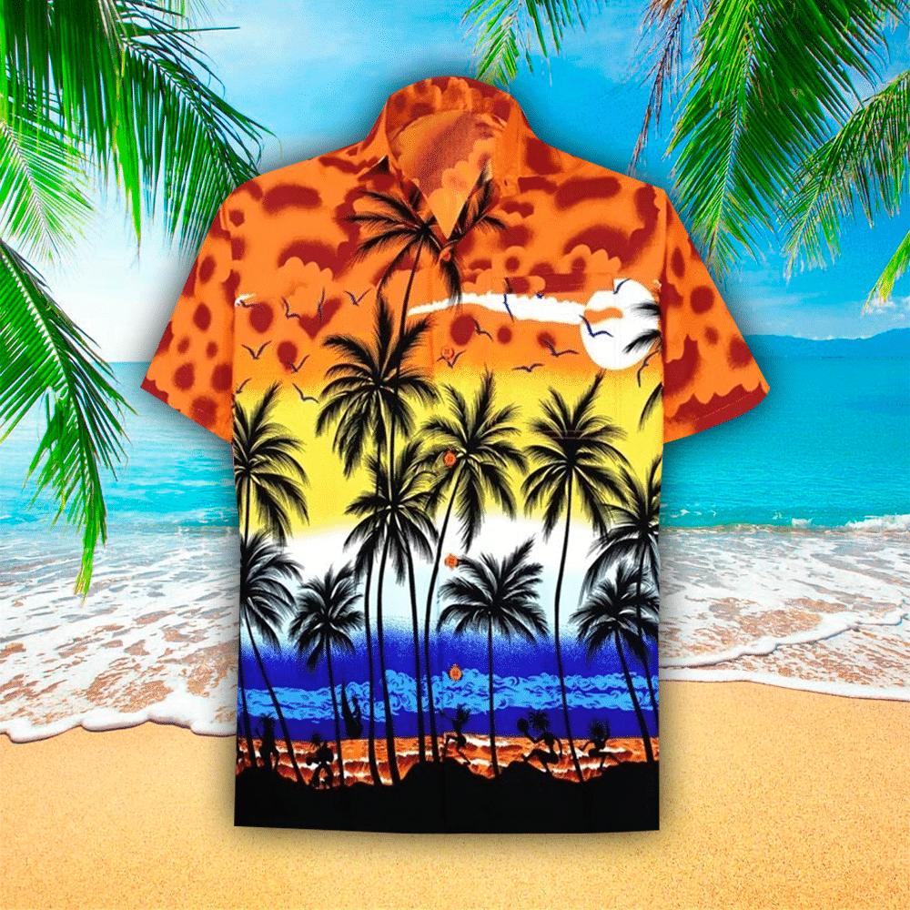 Palm Tree Hawaiian Shirt Perfect Palm Tree Clothing Shirt For Men and Women