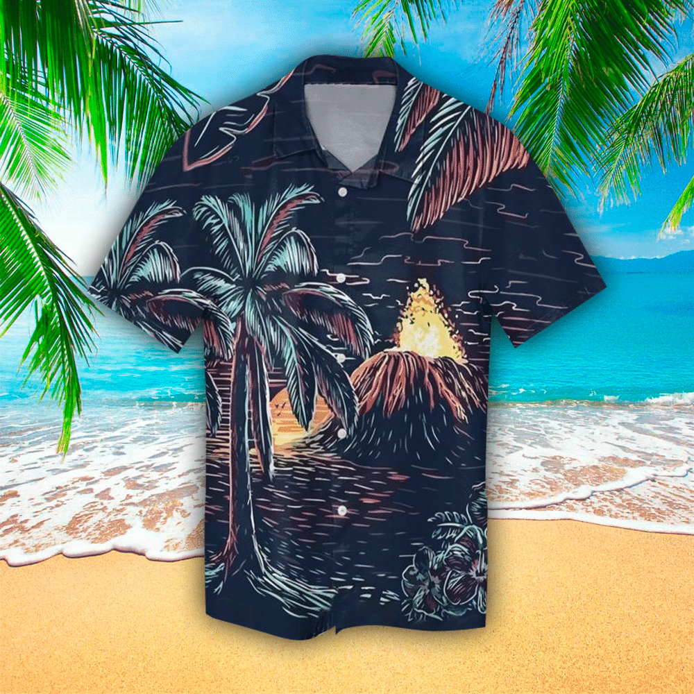 Palm Tree Hawaiian Shirt Perfect Palm Tree Clothing Shirt For Men and Women