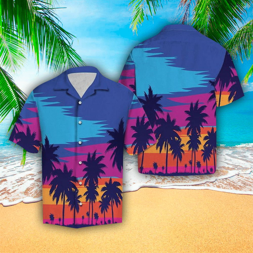 Palm Tree Hawaiian Shirt Perfect Palm Tree Clothing Shirt For Men and Women