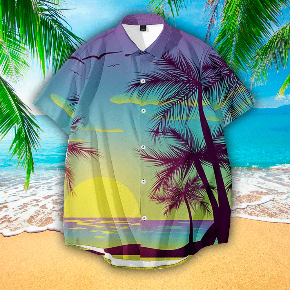 Palm Tree Shirt Palm Tree Hawaiian Shirt For Palm Tree Lovers Shirt For Men and Women