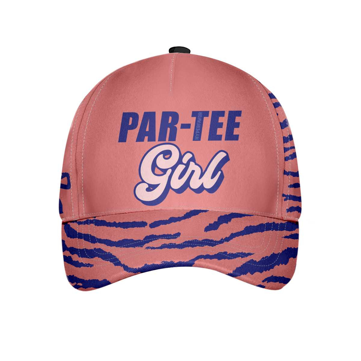 Par Tee Girl Abstract Leopard Seamless Pattern Custom Cap