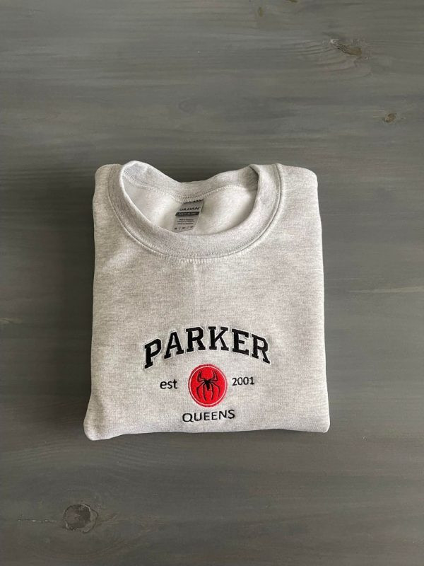 Parker Queens Spiderman Embroidered Sweatshirt