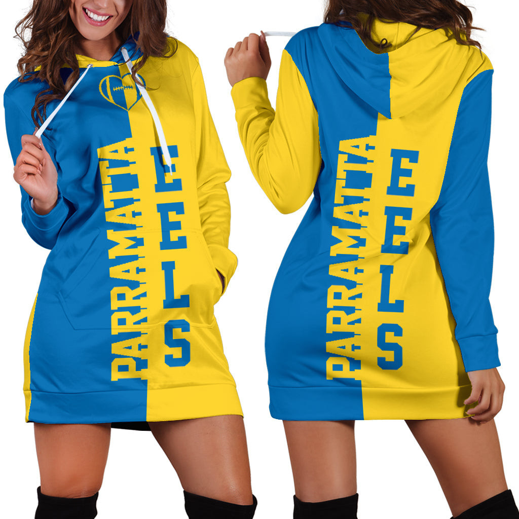 Parramatta Rugby Hoodie Dress 3d All Over Print For Women Hoodie