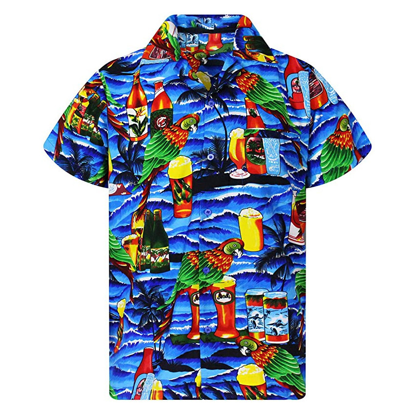 Parrot  Beer Shirt Parrot Hawaiian Shirt For Parrot Lovers Shirt for Men and Women