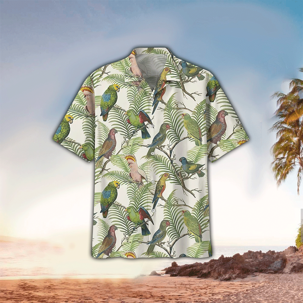 Parrot Hawaiian Shirt for Men and Women