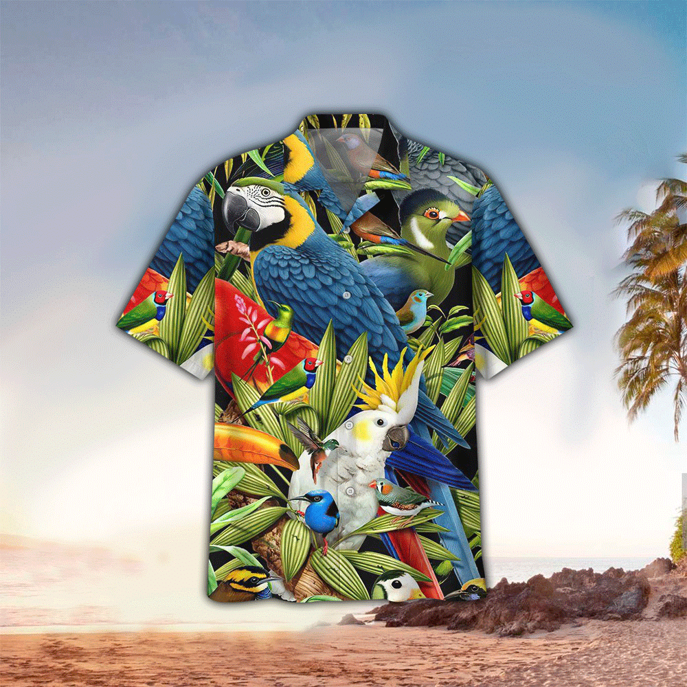 Parrot Hawaiian Shirt for Men and Women