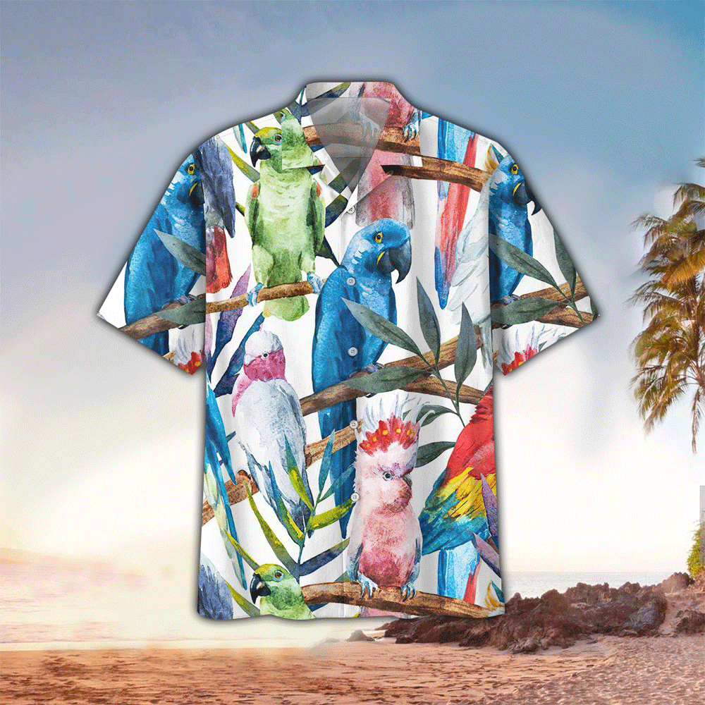 Parrot Hawaiian Shirt for Men and Women