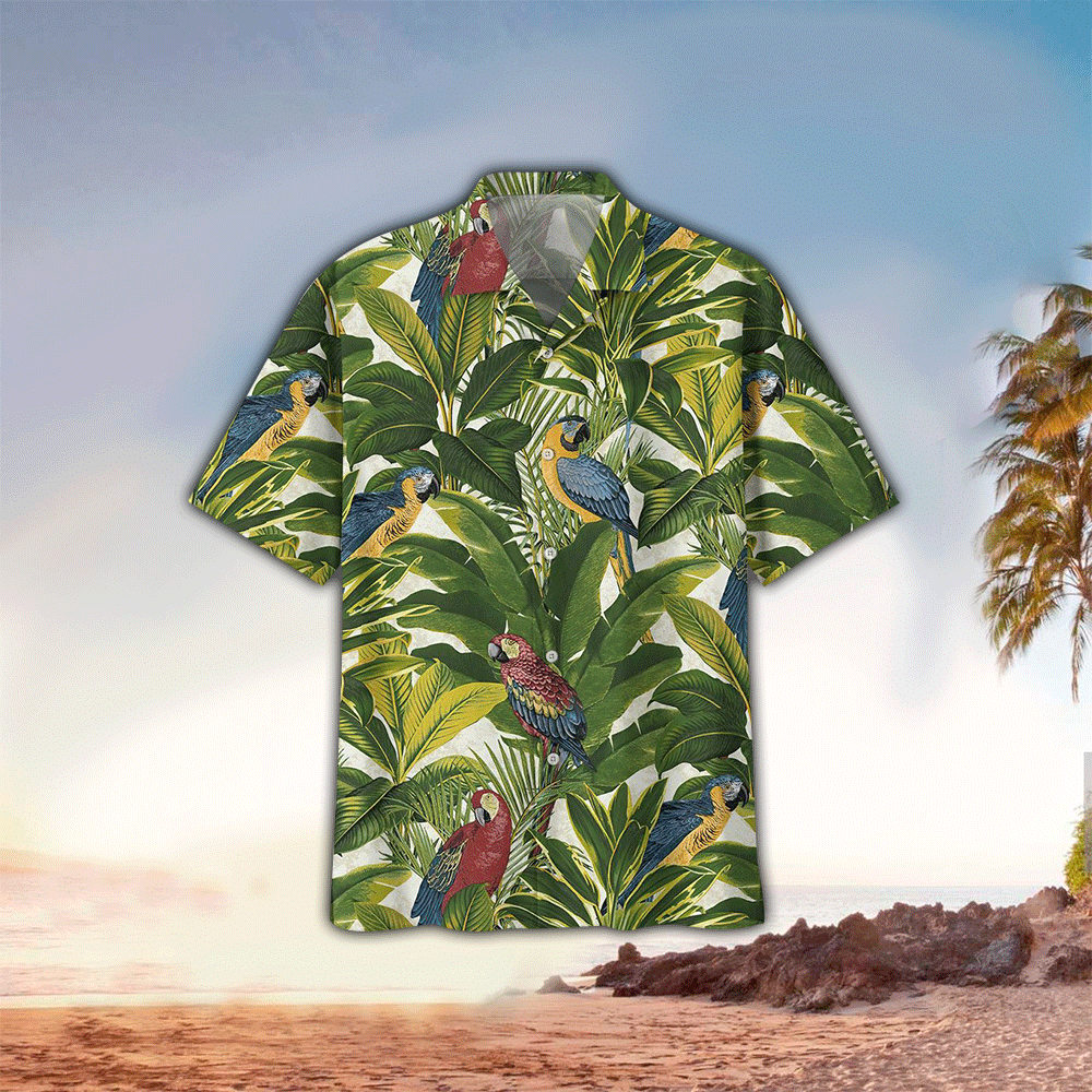 Parrot Hawaiian Shirt for Men and Women