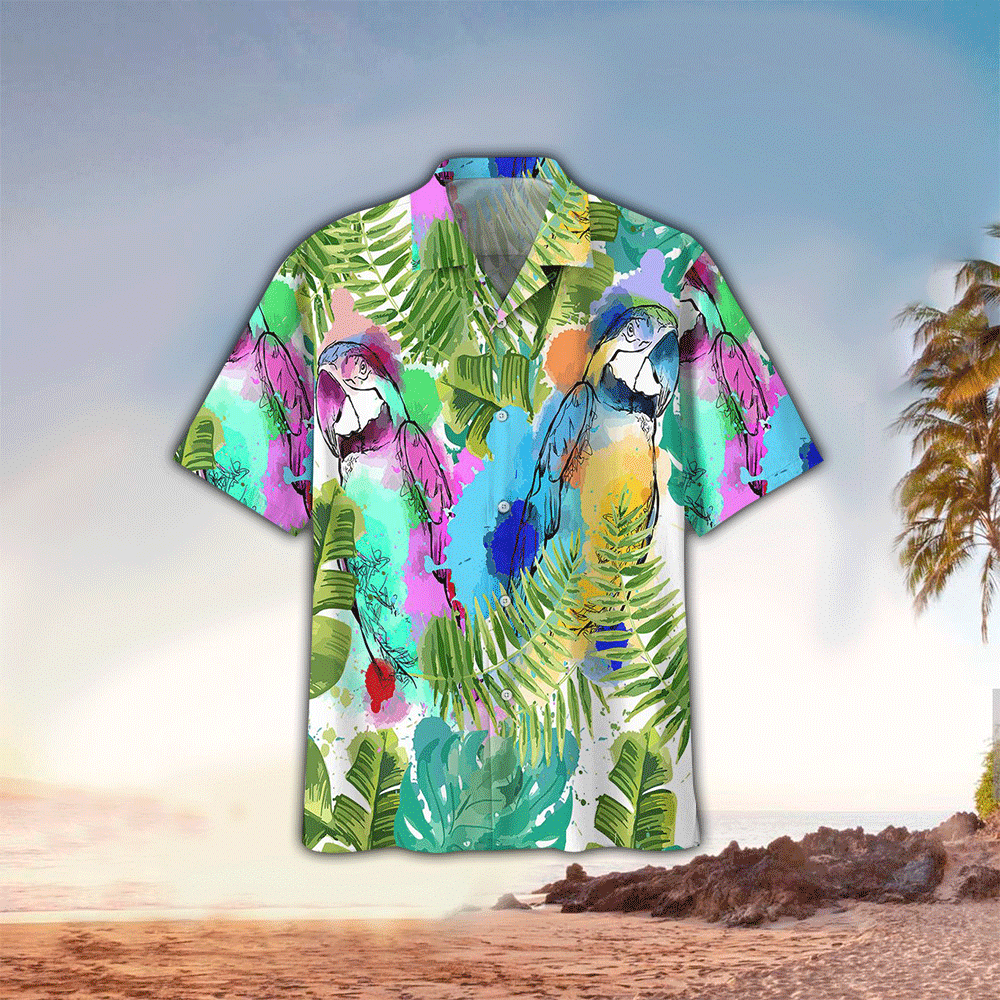 Parrot Hawaiian Shirt for Men and Women