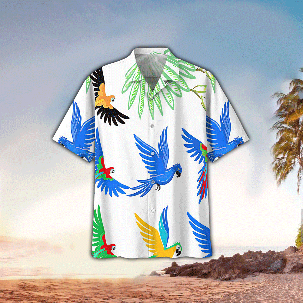 Parrot Hawaiian Shirt for Men and Women