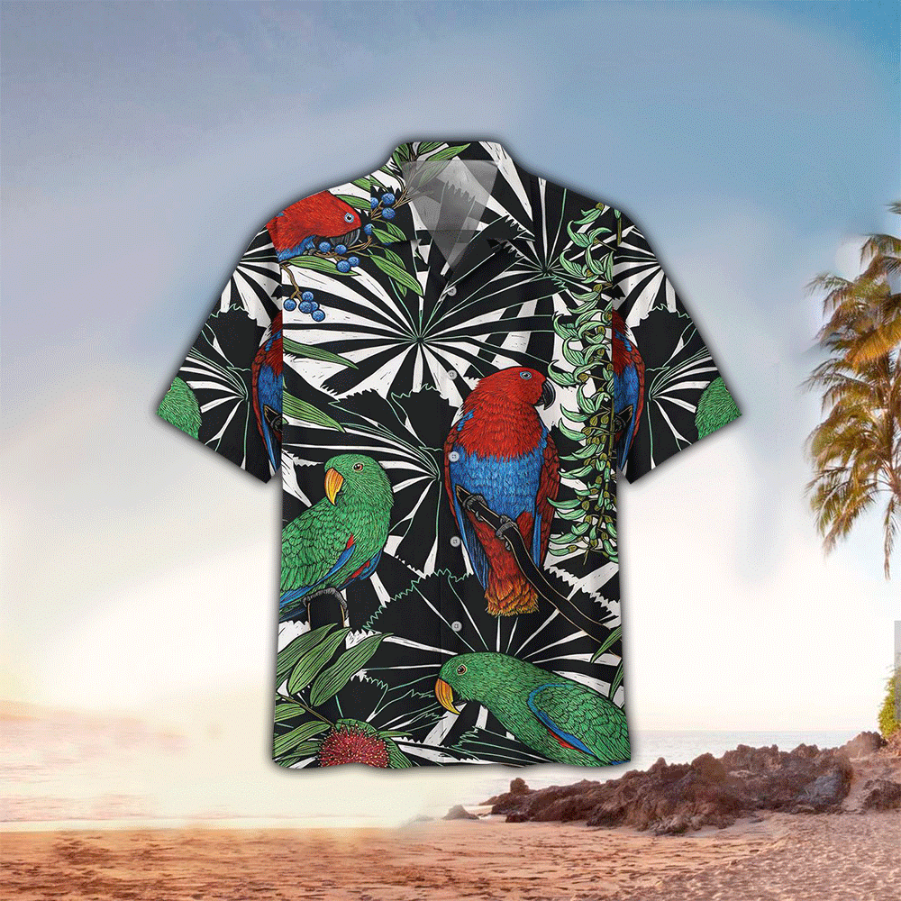 Parrot Hawaiian Shirt for Men and Women