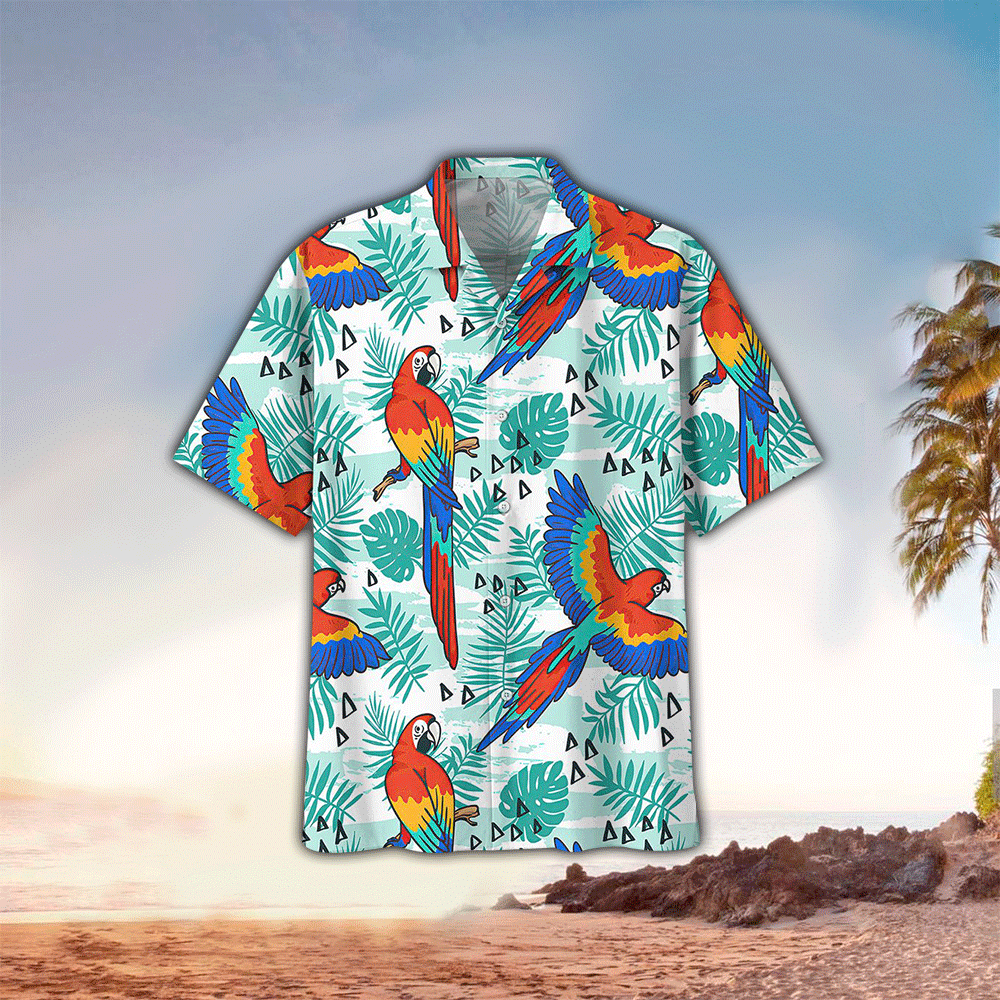 Parrot Hawaiian Shirt for Men and Women