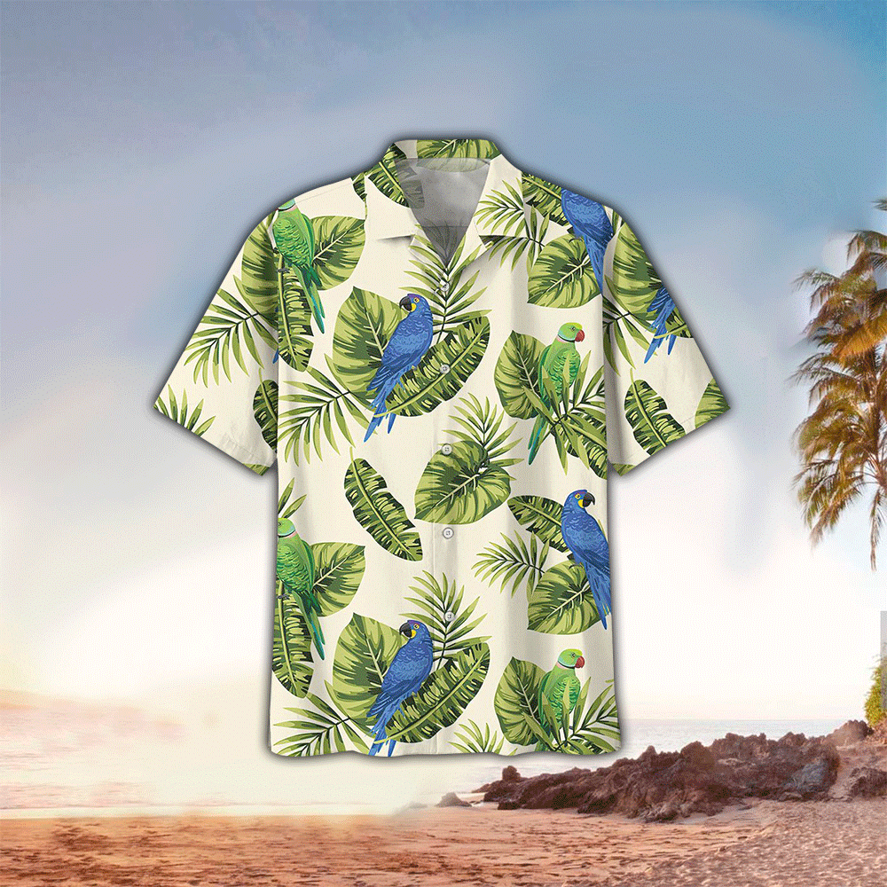 Parrot Hawaiian Shirt for Men and Women