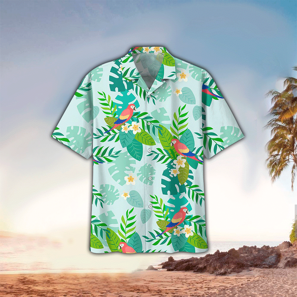 Parrot Hawaiian Shirt for Men and Women