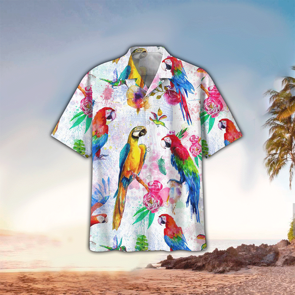 Parrot Hawaiian Shirt for Men and Women