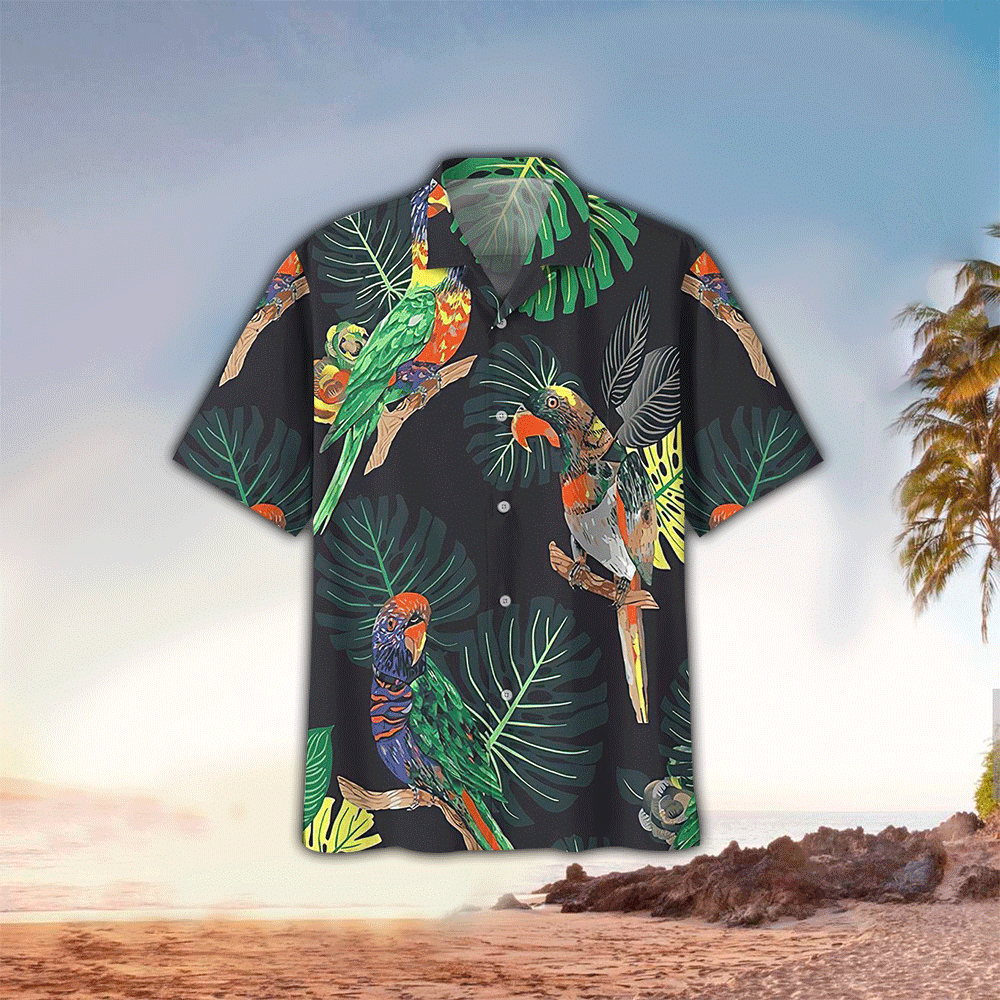 Parrot Hawaiian Shirt for Men and Women