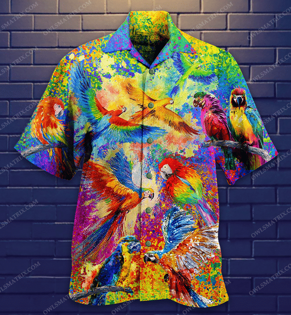 Parrot Love Color Limited Edition - Hawaiian Shirt Hawaiian Shirt For Men