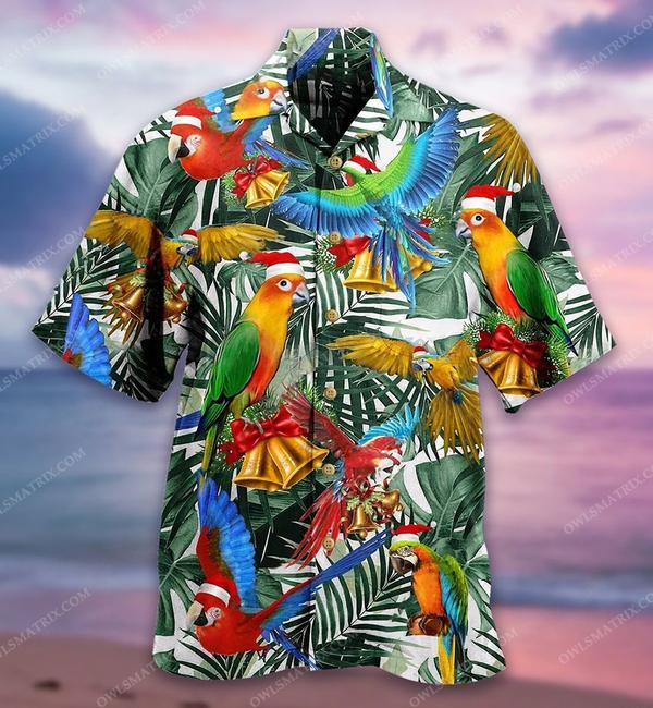 Parrot Love Xmas Limited Edition - Hawaiian Shirt - Hawaiian Shirt For Men