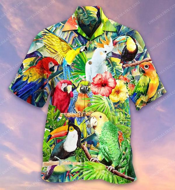 Parrot Lovely Life Limited Edition - Hawaiian Shirt - Hawaiian Shirt For Men