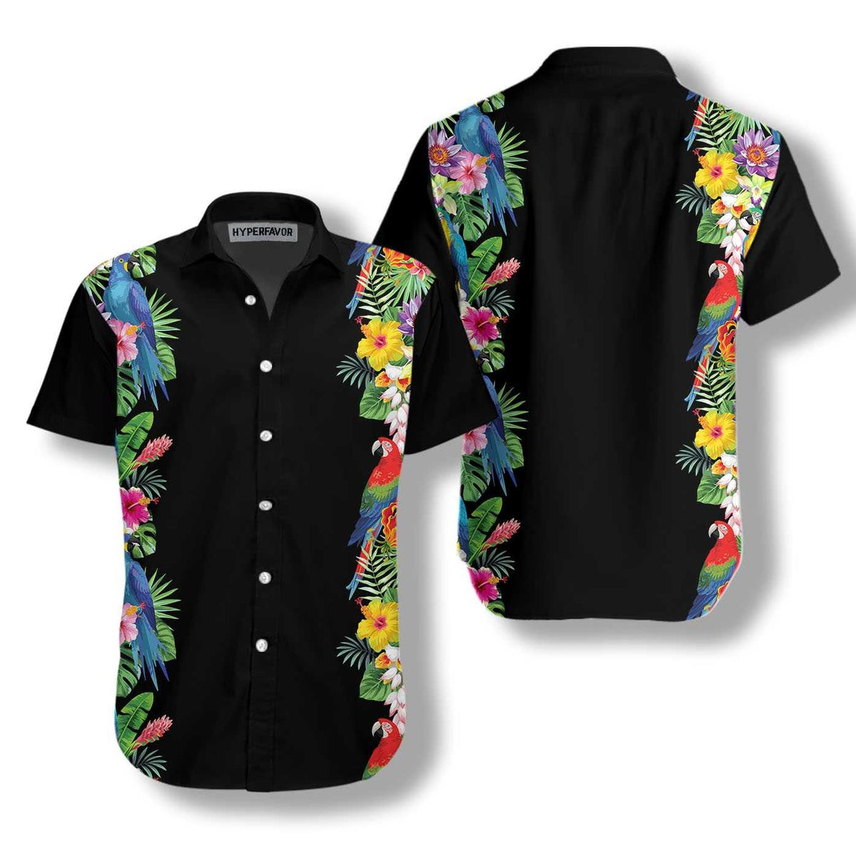 Parrot Party Shirt For Men Hawaiian Shirt