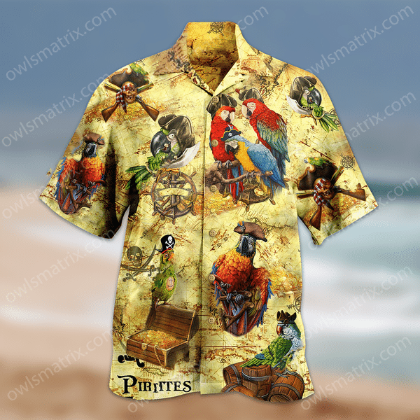 Parrots Amazing Pirate Parrots Limited - Hawaiian Shirt - Hawaiian Shirt For Men