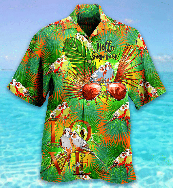 Parrots Hello Summer Style Limited Edition - Hawaiian Shirt - Hawaiian Shirt For Men