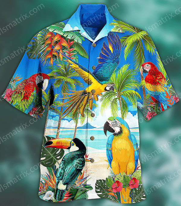 Parrots High By The Beach Limited - Hawaiian Shirt Hawaiian Shirt For Men