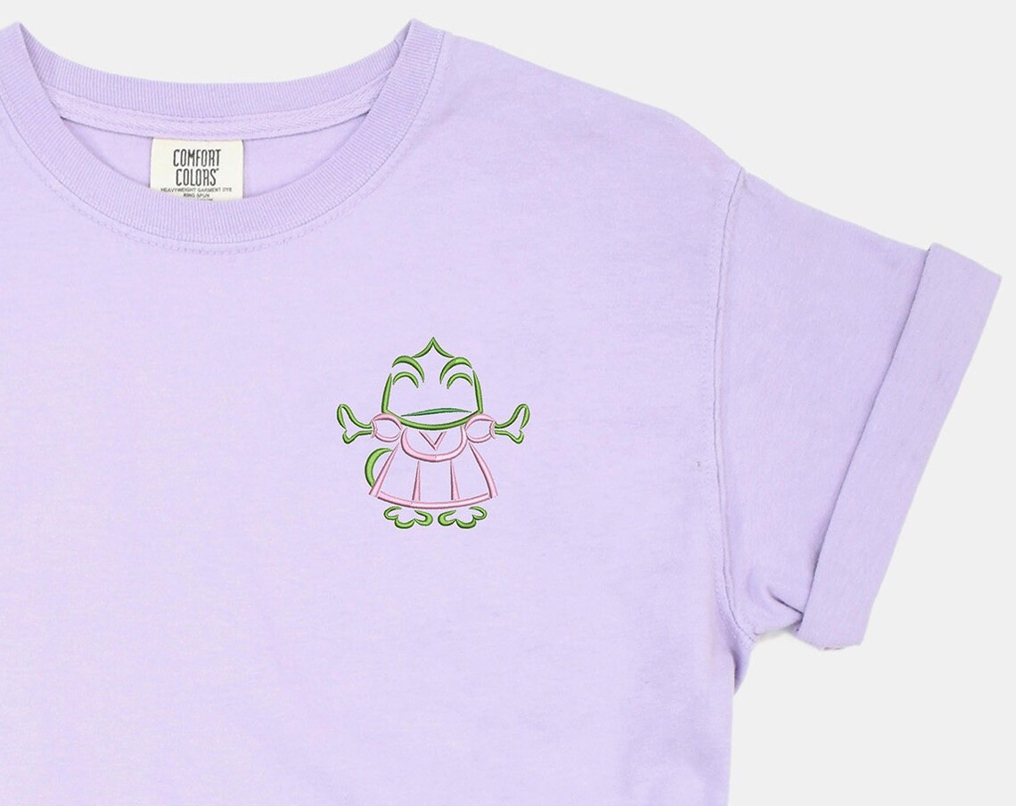 Pascal Embroidered Tshirt Rapunzel Embroidered Shirt Tangled T Shirt Disney Princess Shirt Disney Tshirt Womens Disney Shirt