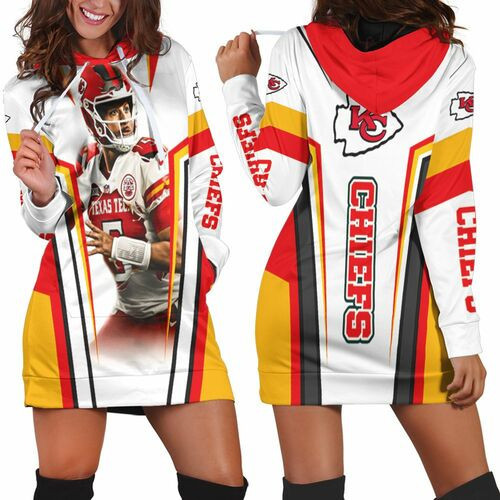 Patrick Mahomes 15 Kansas City Chiefs Texas Tech Red Raiders For Fans Hoodie Dress Sweater Dress Sweatshirt Dress