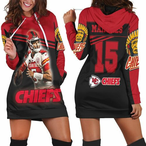 Patrick Manohomes 15 Kansas City Chiefs Super Bowl 2021 Afc West Division Champions Hoodie Dress Sweater Dress Sweatshirt Dress