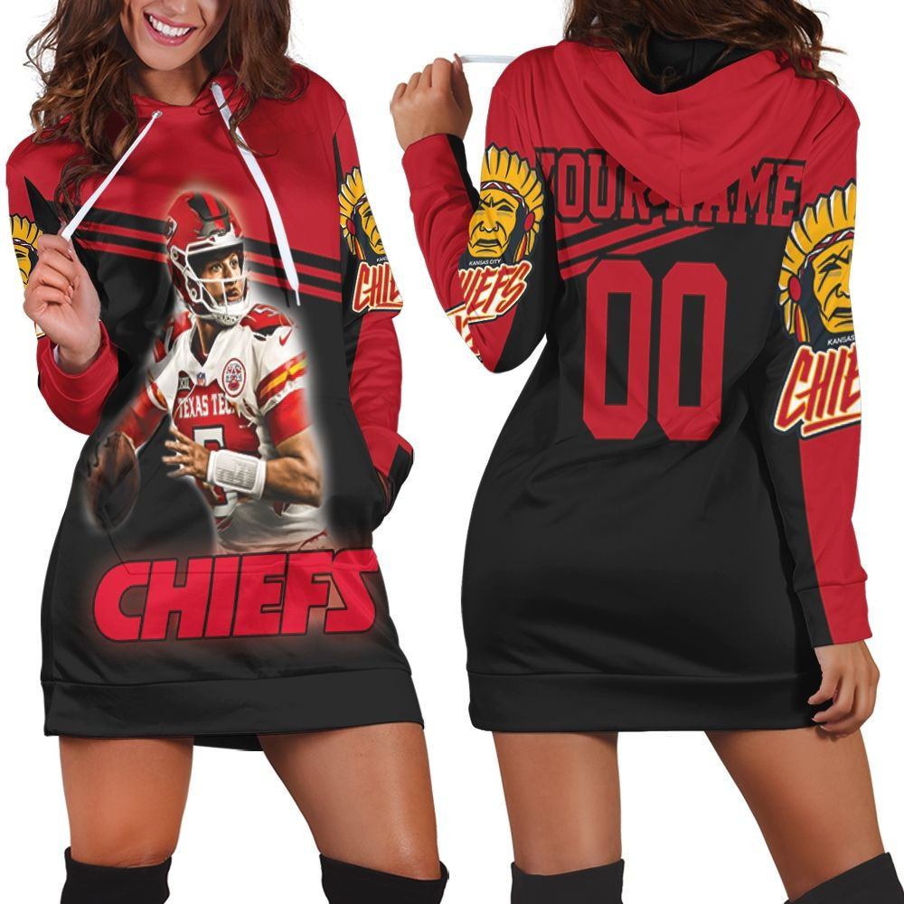 Patrick Manohomes 15 Kansas City Chiefs Super Bowl 2021 Afc West Division Champions Personalized Hoodie Dress Sweater Dress Sweatshirt Dress