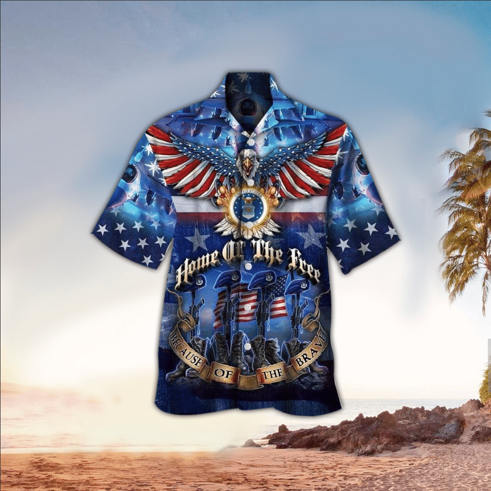 Patriotic Hawaiian Shirt Patriotic Button Up Shirt For Men and Women