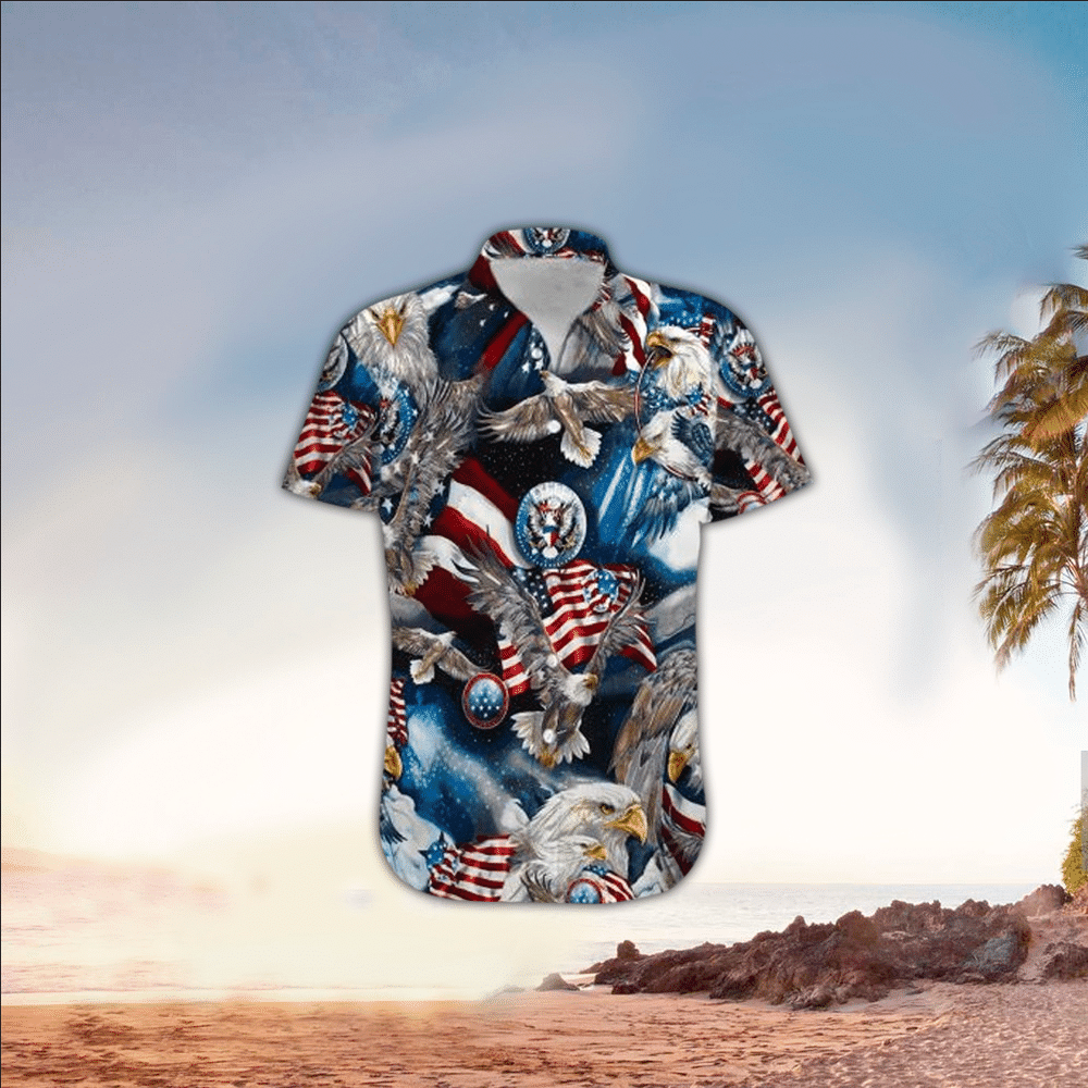 Patriotic Hawaiian Shirt Patriotic Lover Gifts Shirt For Men and Women