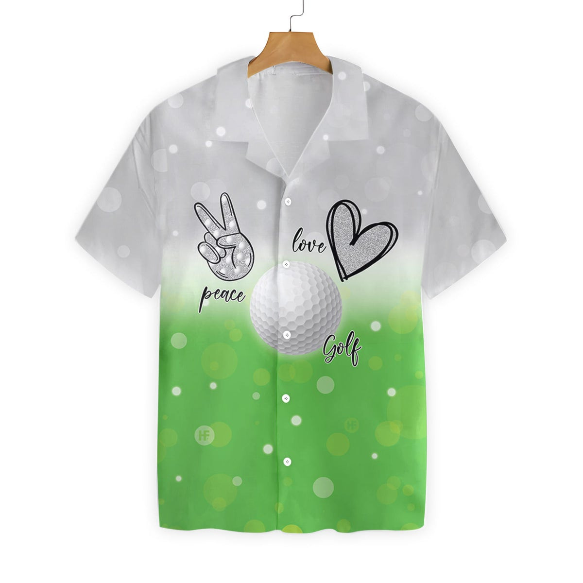 Peace Golf Love Hawaiian Shirt