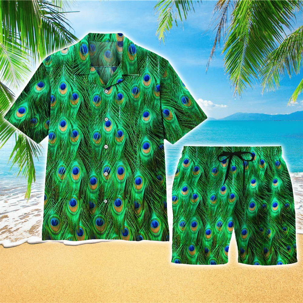 Peacock Hawaiian Shirt Perfect Peacock Clothing Shirt for Men and Women