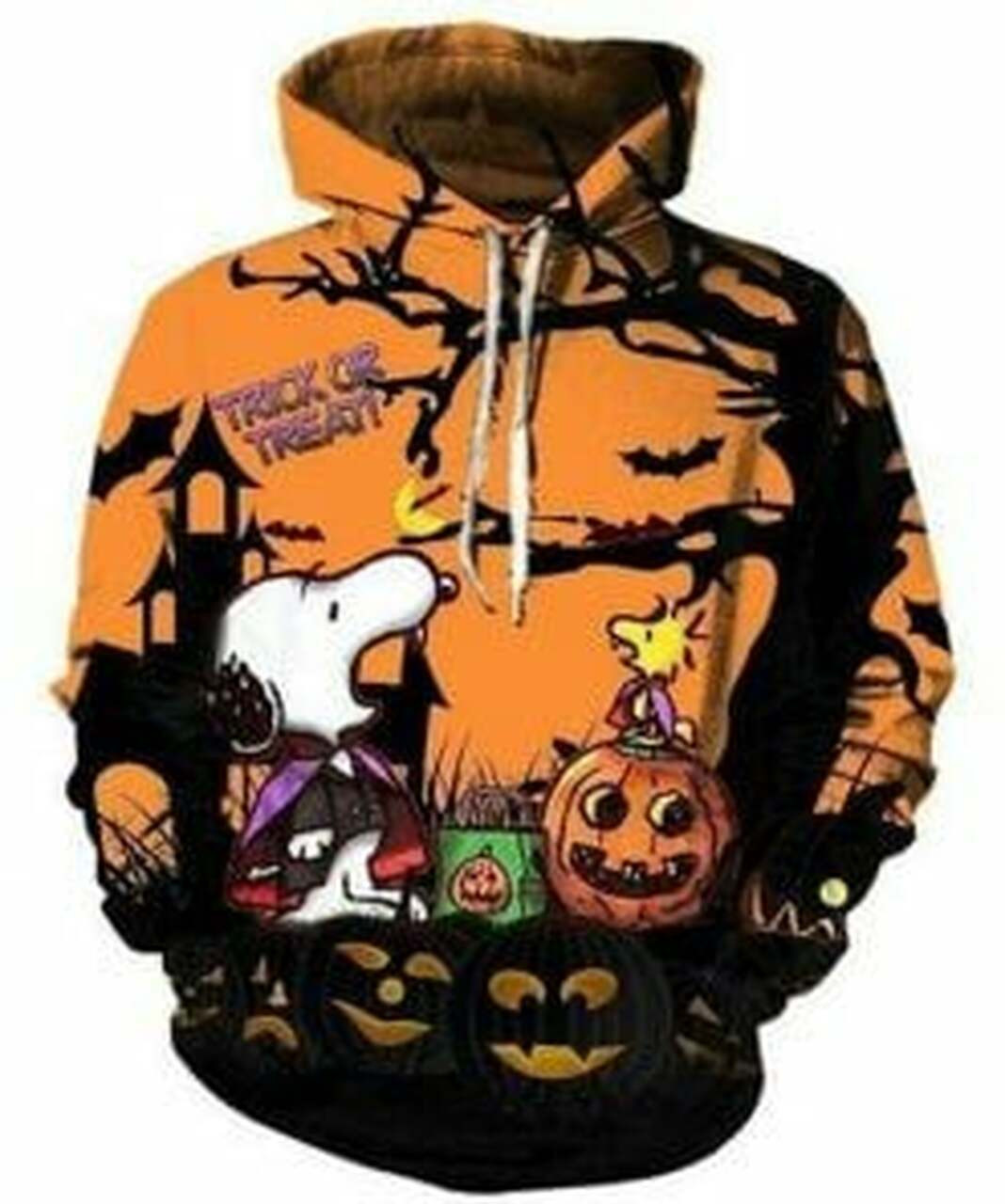 Peanuts Snoopy 3d All Over Print Hoodie