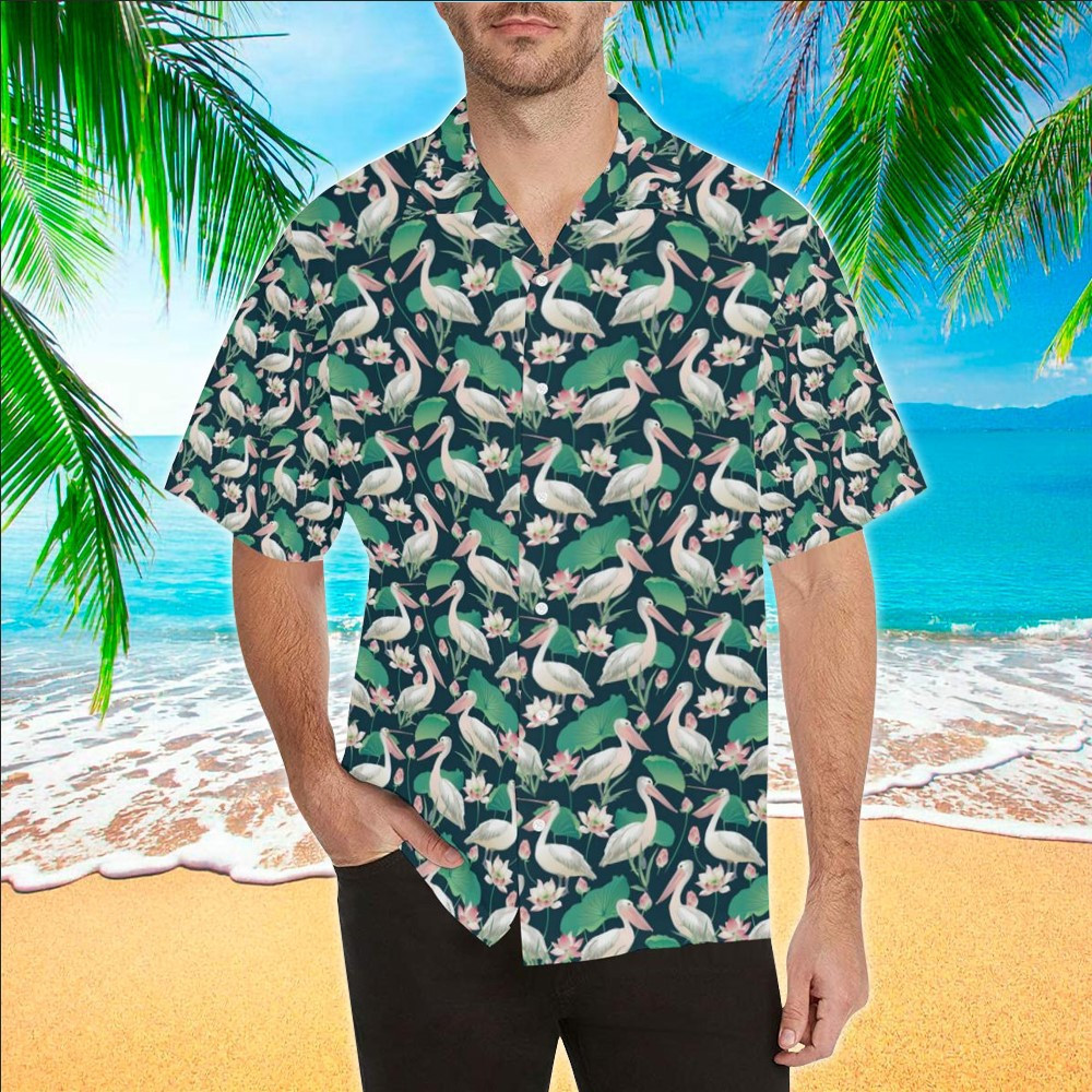 Pelican Aloha Shirt Hawaiian Shirt For Pelican Lovers Shirt For Men and Women