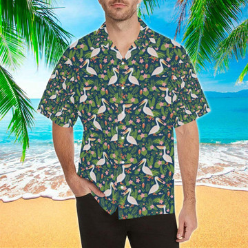 Pelican Aloha Shirt Hawaiian Shirt For Pelican Lovers Shirt For Men and Women