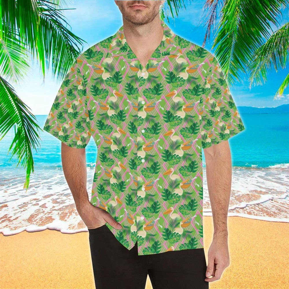 Pelican Aloha Shirt Hawaiian Shirt For Pelican Lovers Shirt For Men and Women