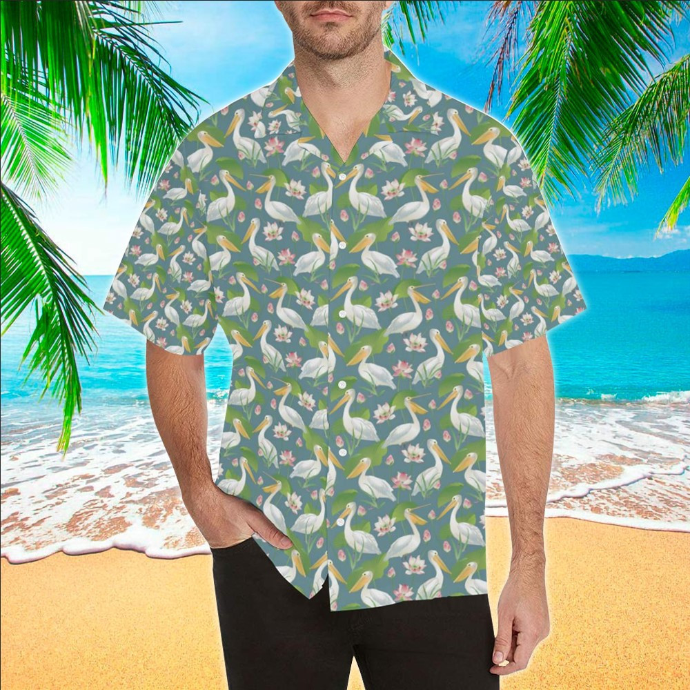 Pelican Aloha Shirt Hawaiian Shirt For Pelican Lovers Shirt For Men and Women