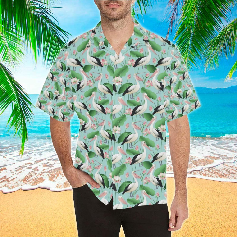 Pelican Aloha Shirt Hawaiian Shirt For Pelican Lovers Shirt For Men and Women