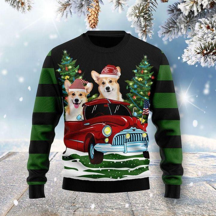 Pembroke Welsh Corgi Dog Ugly Christmas Sweater Ugly Sweater For Men Women