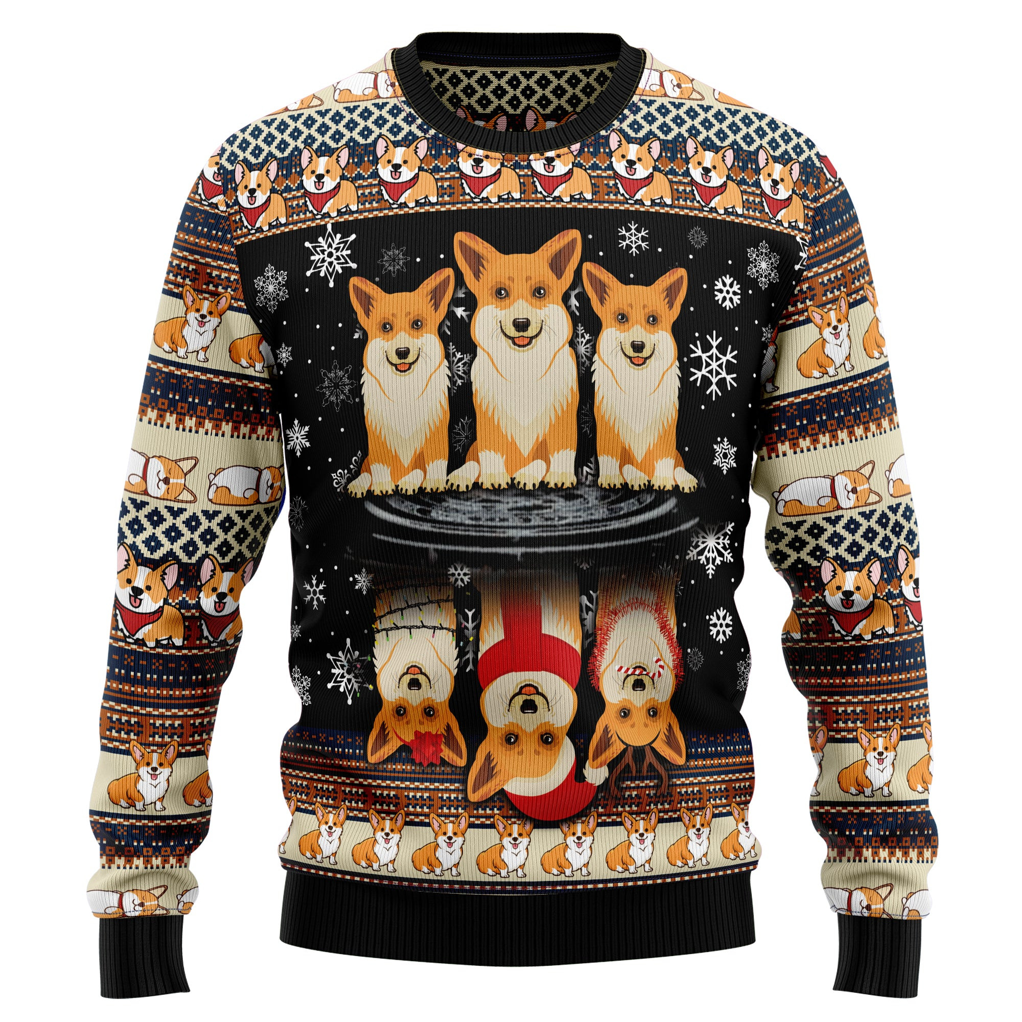 Pembroke Welsh Corgi Ugly Christmas Sweater